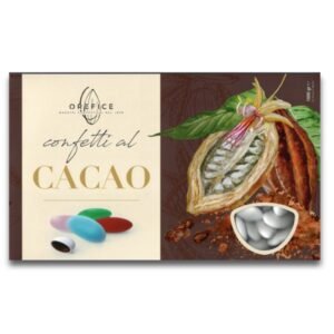 Confetti Orefice con ripieno di cioccolato al cacao e rivestimento bianco confezione 1 KG.