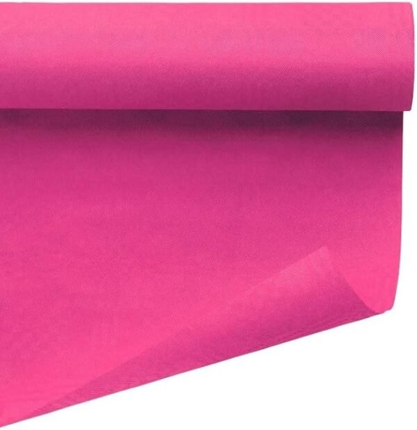 TOVAGLIA A ROTOLO DOPLA DAMASCATA FUCSIA - 1,20X5 m