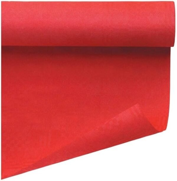 TOVAGLIA A ROTOLO DAMASCATA DOPLA ROSSA MISURA 1,20X7 M