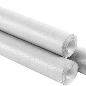 Tovaglia a rotolo damascata bianca Dopla misura 1,20x7m