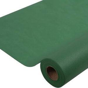 Tovaglia a rotolo damascata verde bandiera - 1.20x5 m