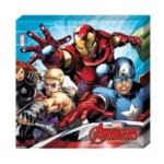 16 Tovaglioli Avengers Mighty 33x33 cm