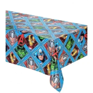Tovaglia Avengers in Plastica 120x180 cm - Decorazioni Feste Marvel
