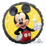 Palloncino Topolino Giallo e Nero Foil 18" | NotediFesta