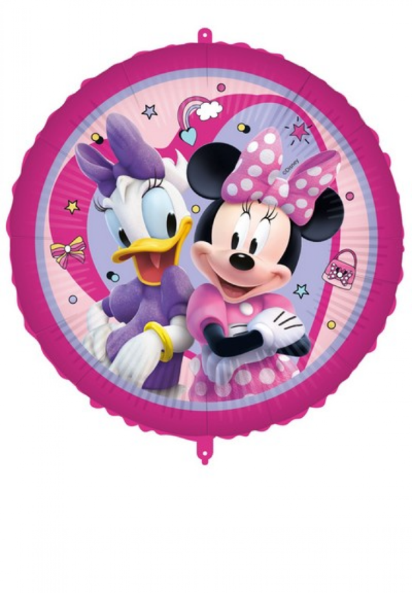 Palloncino Foil 18" Minnie con Pesetto - Fucsia 45 cm