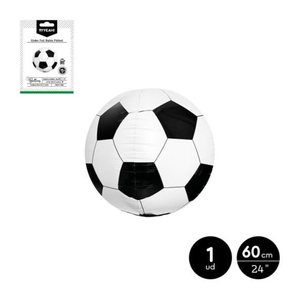Pallone da Calcio Foil XXL 60 cm (24") - Bianco e Nero