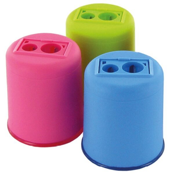 Temperino KUM 2 Fori con Serbatoio - Colori Assortiti