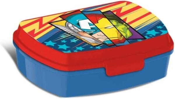 Box Portamerenda in Plastica per Bambini - Personaggi Disney e Marvel