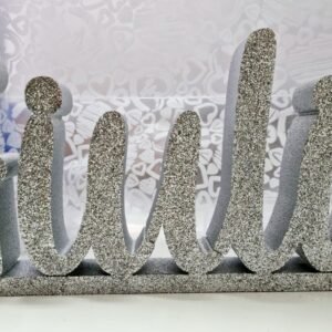 Sculture Nomi Personalizzate in Polistirolo - Altezza 20cm