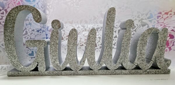 Sculture Nomi Personalizzate in Polistirolo - Altezza 20cm