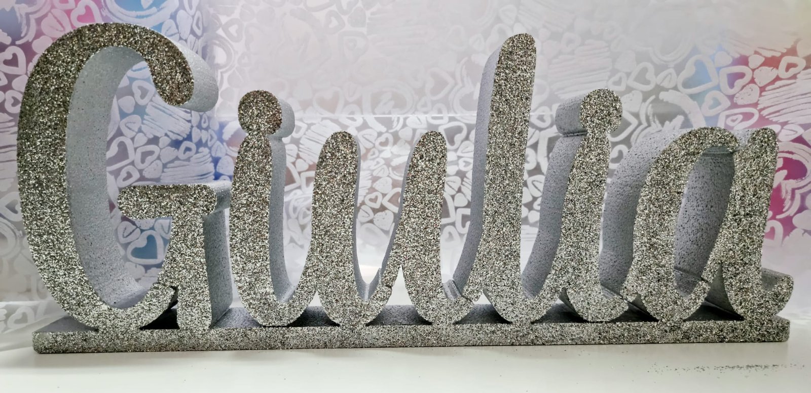 Sculture Nomi Personalizzate in Polistirolo - Altezza 20cm