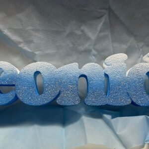 Sculture Nomi Personalizzate in Polistirolo - Altezza 20cm