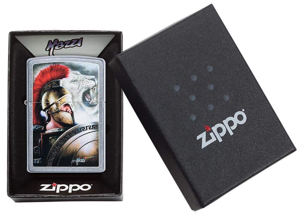 Accendino Zippo Gladiatore by Mazzi - Edizione in Acciaio