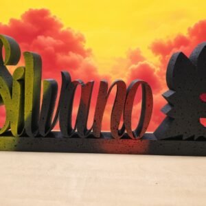Sculture Nomi Personalizzate in Polistirolo - Altezza 20cm - immagine 7
