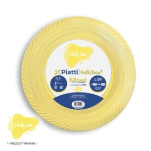 25 Piatti Frutta Party Line 17 cm - Piatti Colorati per Feste e Buffet - immagine 9